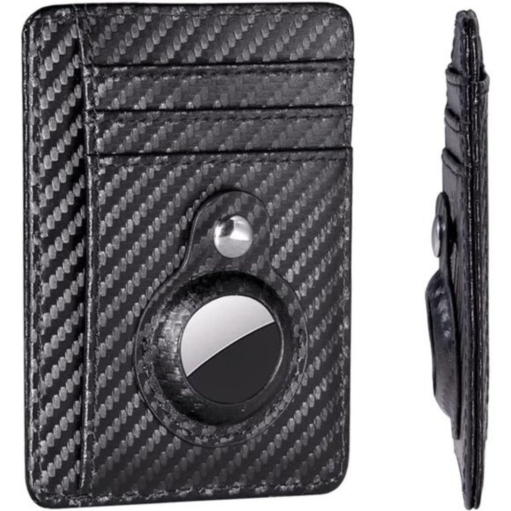 AirTag Wallet Slim Front Pocket Wallets with Built-in Case Multifunctional